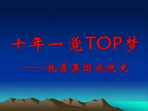 十年一觉TOP梦