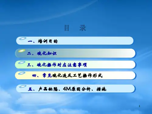 橡胶产品基本缺陷产生原因及解决措施PPT79页