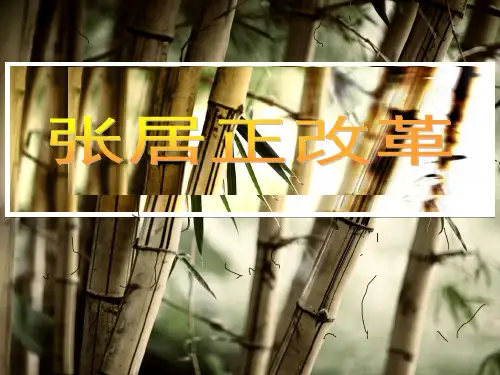 《张居正改革》课件03