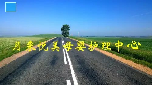 产后保健之月子会所培训PPT