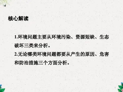 高三地理一轮复习---环境保护教学课件  (共30张PPT)
