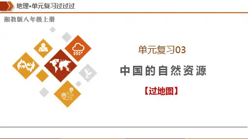 单元复习03 中国的自然资源【过地图】-2022-2023学年八年级地理上册单元复习过过过(湘教版)