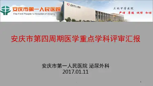 重点学科申报(课堂PPT)
