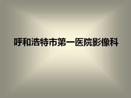 腰椎间盘病变的分型及影像学诊断培训讲学