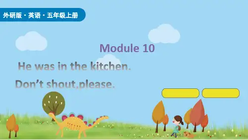 Module10复习(课件)外研版英语五年级上册