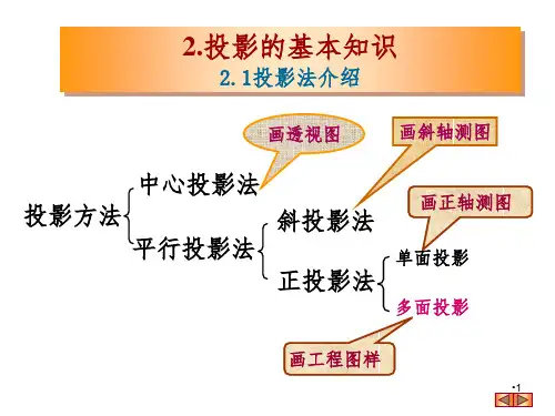工程制图点的投影PPT课件