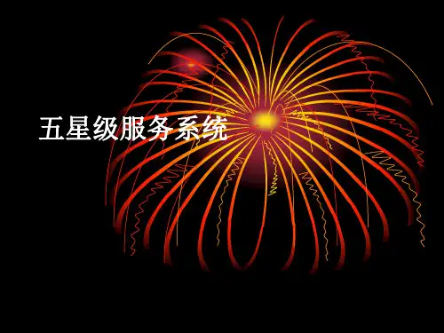 五星服务细节与流程PPT课件