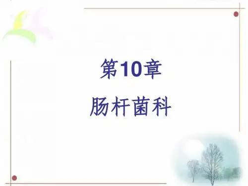 第10章 肠杆菌科