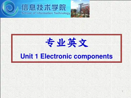 新编电子技术专业英语.课件.丁向荣 (1)[33页]