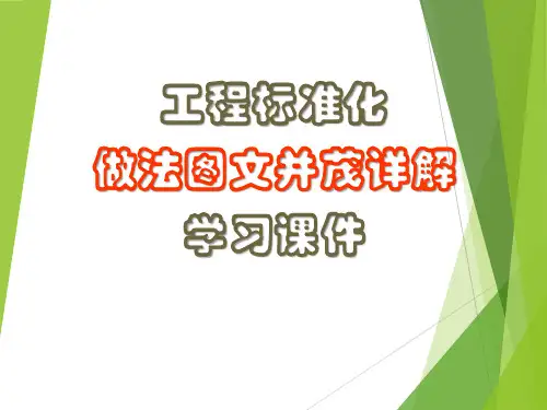 工程标准化做法图文并茂详解学习课件PPT130页