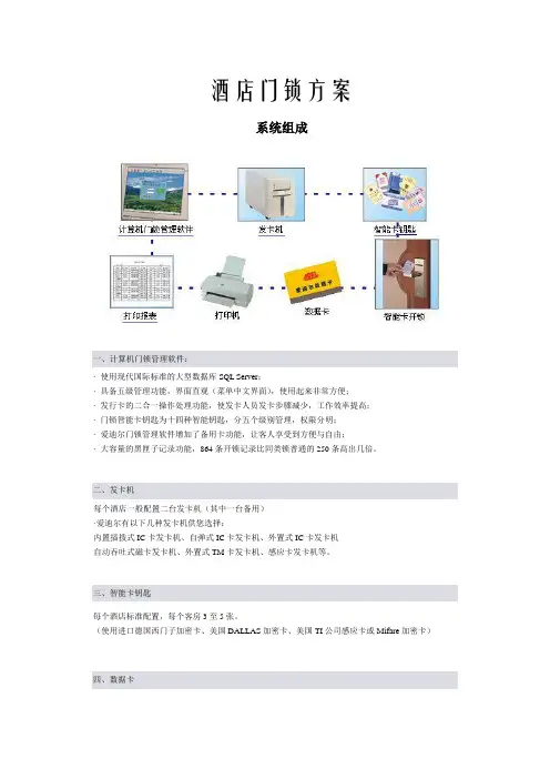 酒店门锁方案