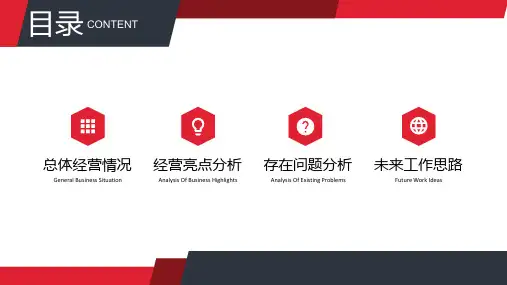 市场销售经营分析工作汇报PPT专题演示