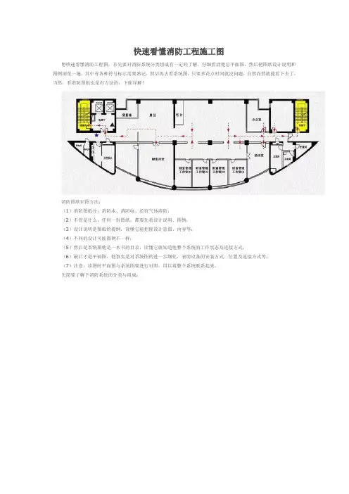 快速看懂消防工程施工图