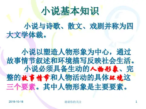 小说基本知识.ppt
