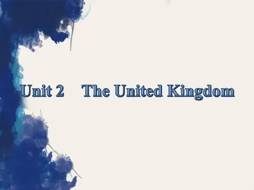 人教版高中英语必修五Unit 2The United Kingdom课件