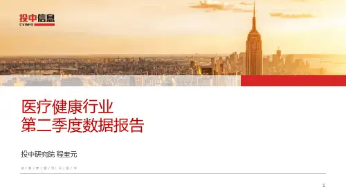 2017年医疗健康行业第二季度数据报告