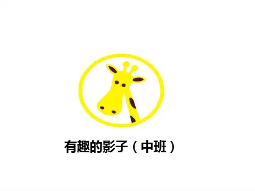 《有趣的影子》幼儿园PPT课件(02)