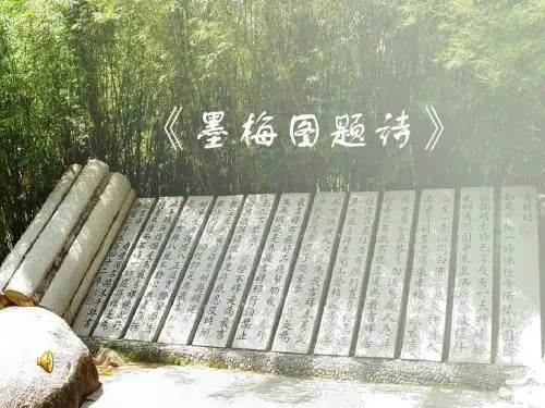 《墨梅图题诗》.