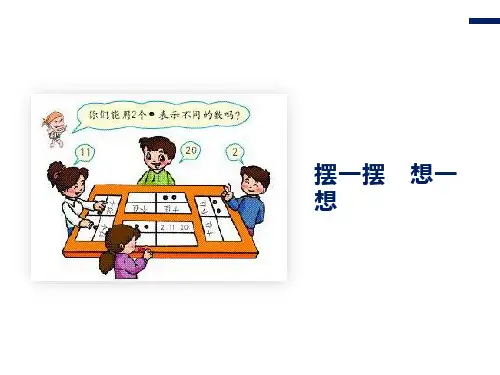 人教版一下数学第四单元《摆一摆-想一想》ppt课件