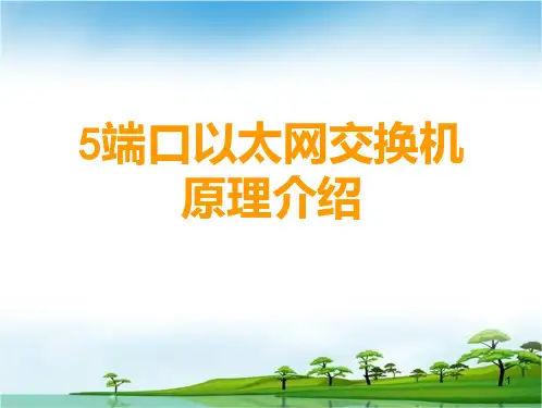 IP175C芯片及5口网络交换机原理介绍PPT课件
