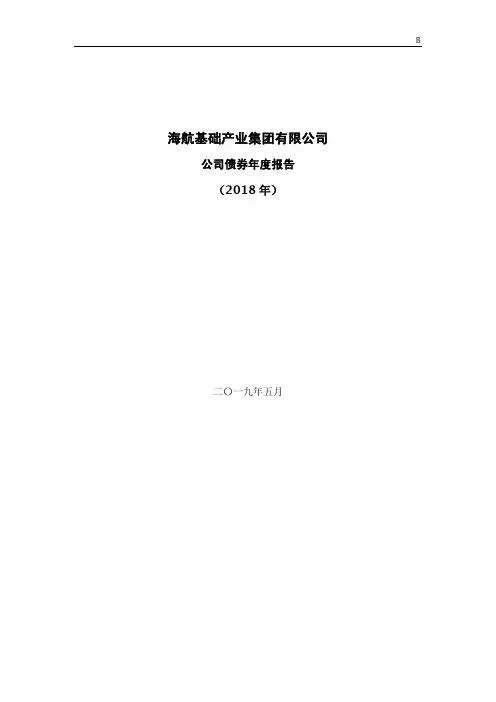 海航基础产业集团有限公司公司债券2018年年度报告