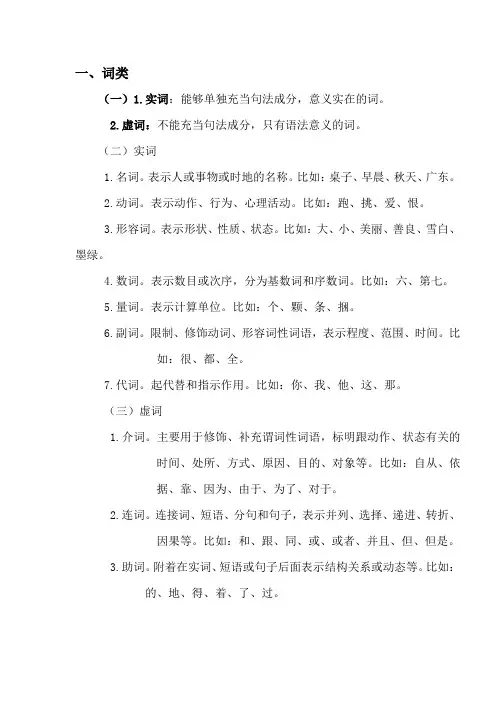 文言文实词虚词