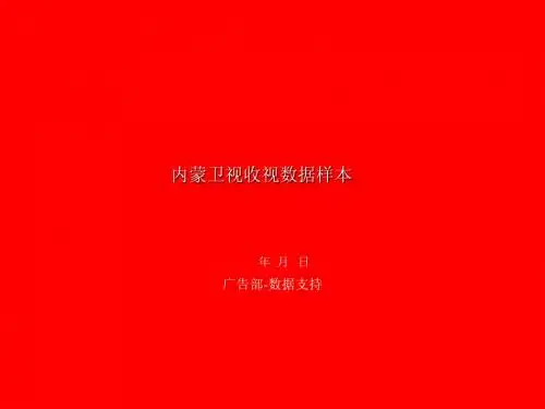 内蒙卫视收视数据样本
