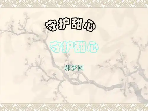 守护甜心