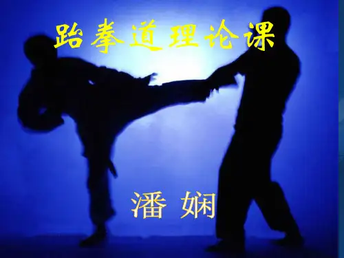 跆拳道理论课