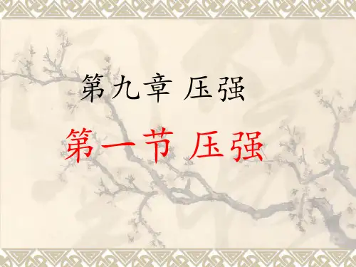 鲁科版(五四制)初中物理八年级下册课件-7.1 压强13