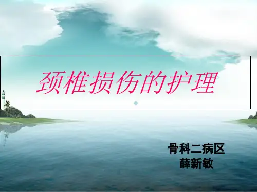颈椎损伤护理ppt课件