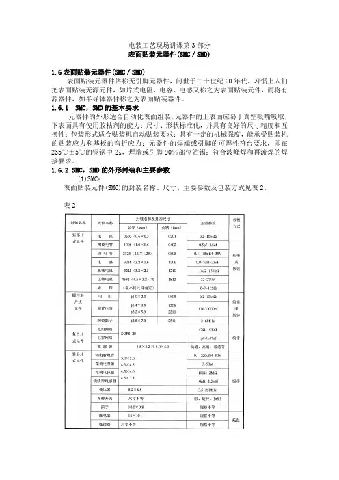 电装工艺现场讲课第3部分