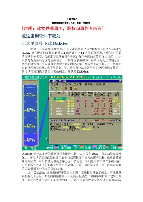 Disk_Genius与DiskMan修复被破坏的硬盘分区表(图解,附软件)