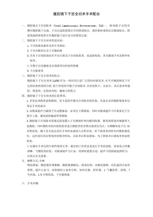 腹腔镜下子宫全切