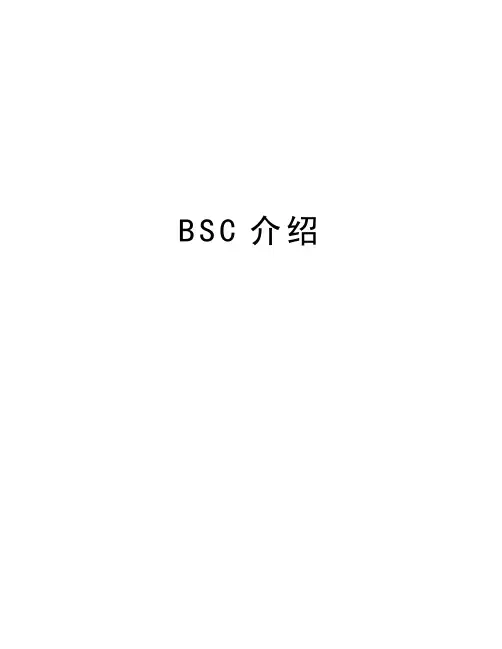 BSC介绍知识讲解