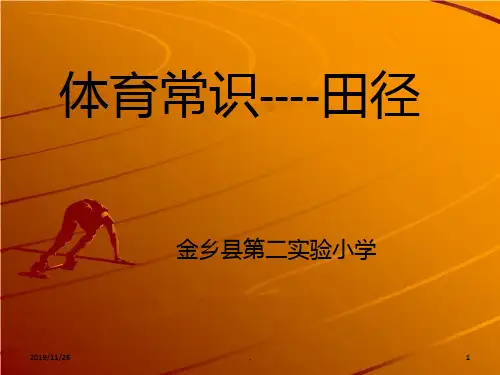 体育常识----田径PPT课件