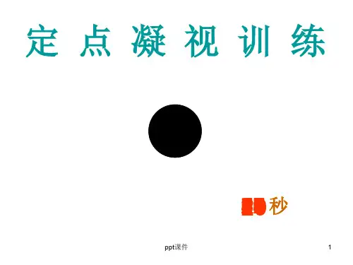定点凝视训练  ppt课件