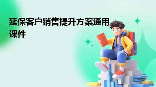 延保客户销售提升方案通用课件