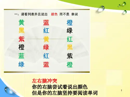 中小学主题班会课件—奇妙的心理暗示