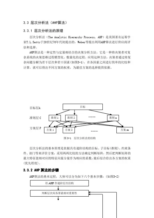 层次分析法