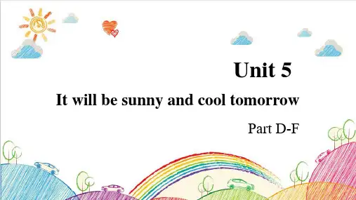 湘少版六年级上册英语教学课件 Unit 5 Part D-F