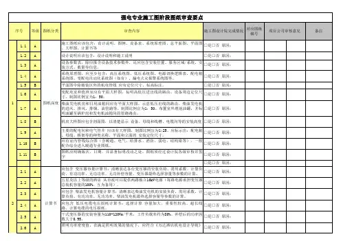_施工图阶段审图要点-强电