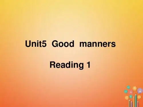 (精品推荐)八年级英语下册 Unit 5 Good manners reading 1讲义 牛津版