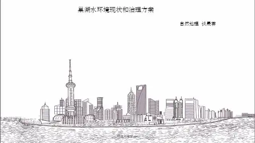 巢湖水环境现状和治理方案