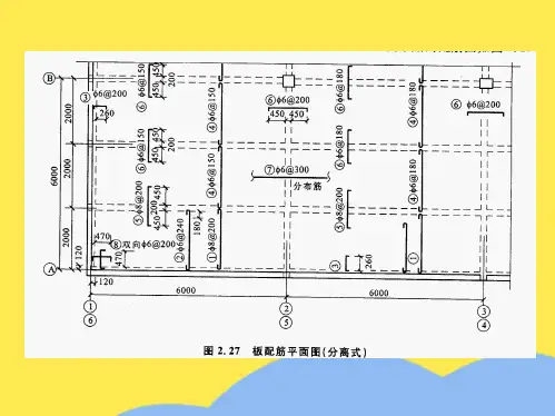 单向板肋梁楼盖设计图示(“钢筋”相关文档)共10张
