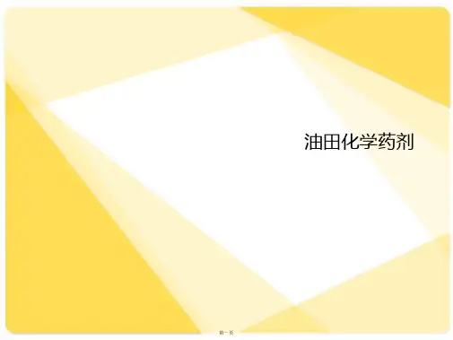 油田化学药剂【2024版】