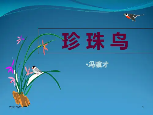五级上册语文《珍珠鸟》 (共17张PPT)