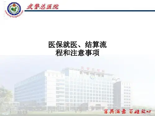 医保就医、结算流程和注意事项PPT课件