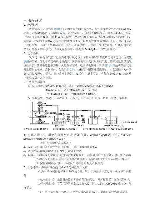实验室制氯气