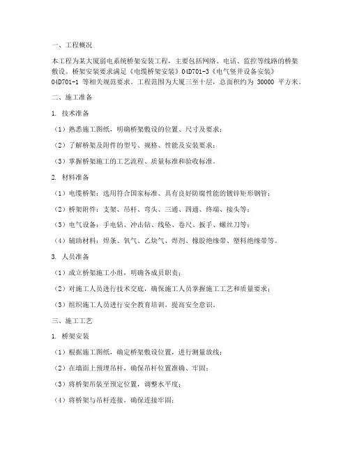 桥架施工专项方案
